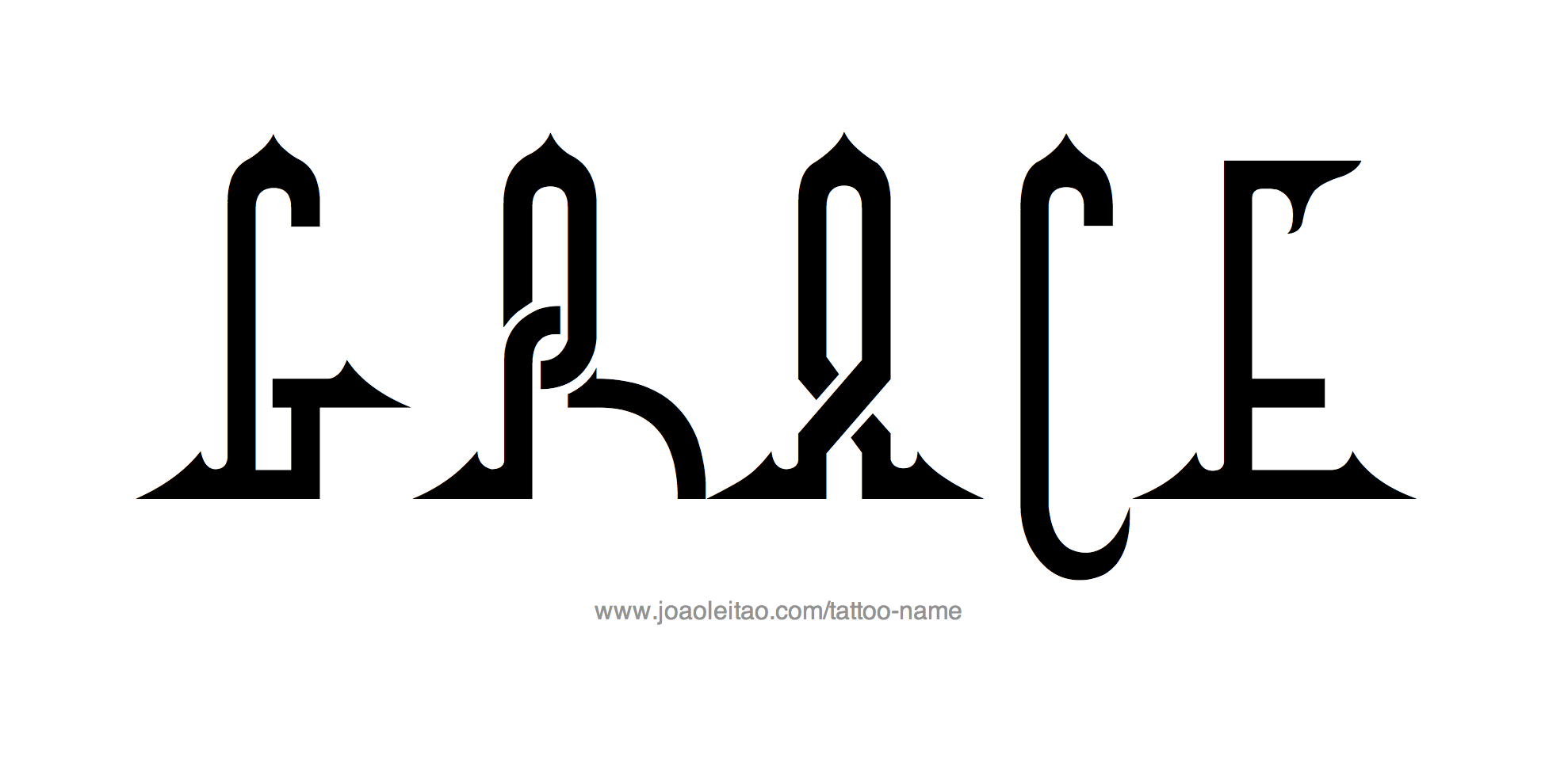 Grace Name Tattoo Designs